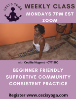 Weekly Virtual Yoga Class Mondays Winter 2023 (All Classes) — January 2023 through April 2023